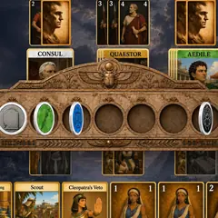 Caesar against Cleopatra - the game board