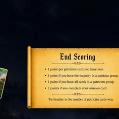 Caesar against Cleopatra - end scoring screen