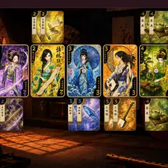 Seven Graces - scored board at the end of a round